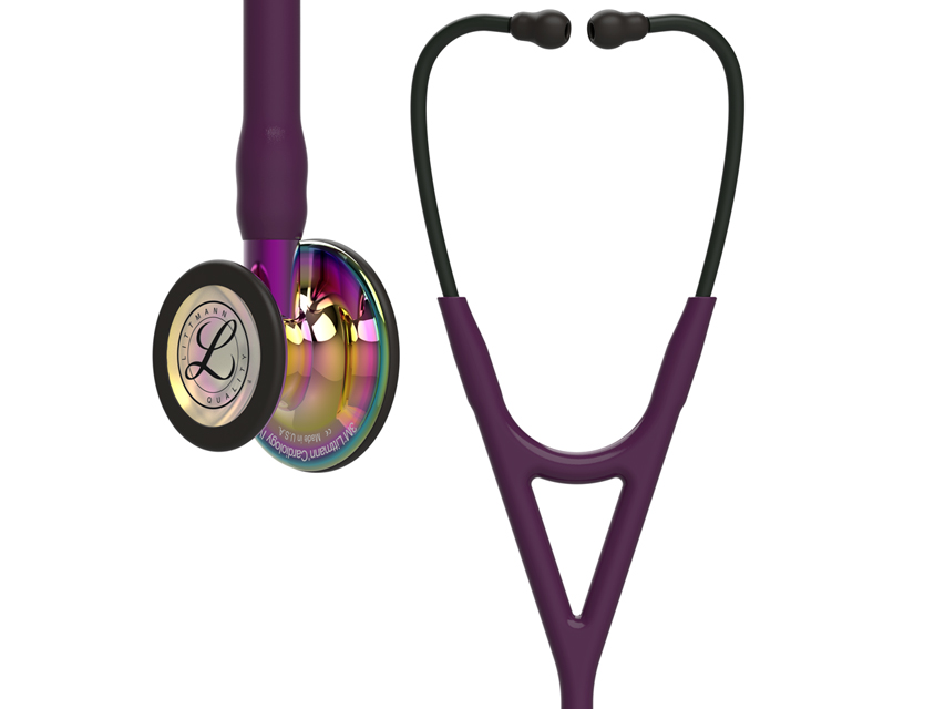 Stetoscop Littmann Cardiology IV Plum capsula curcubeu finisaj oglinda 6239